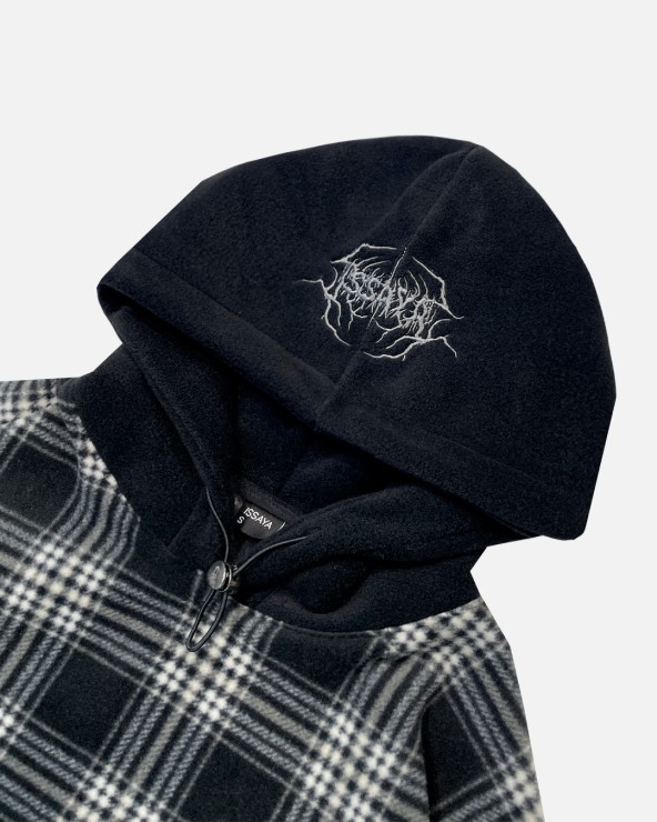 Худи Issaya Tartan Fleece черный