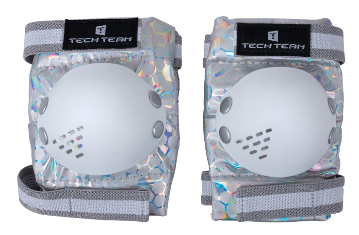 Комплект защиты Tech Team Safe fit kids 4.0 серый