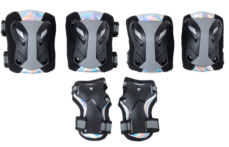 Комплект защиты Tech Team Safe fit kids 5.0 черный