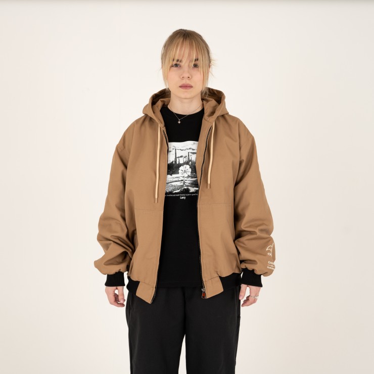 Куртка Larry Canvas Jacket бежевый