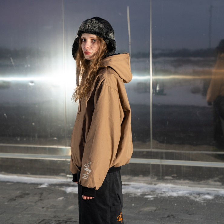 Куртка Larry Canvas Jacket бежевый
