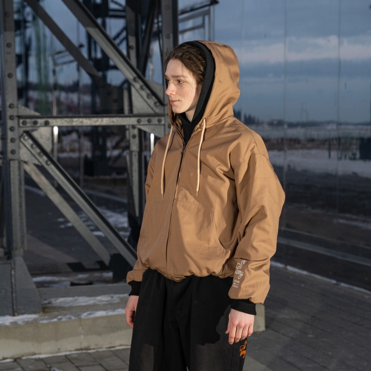 Куртка Larry Canvas Jacket бежевый