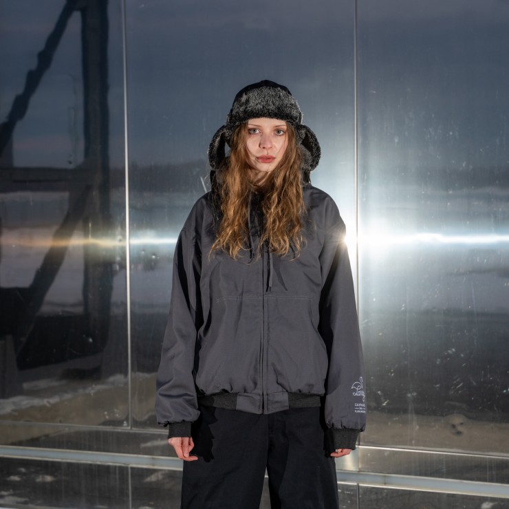 Куртка Larry Canvas Jacket серый