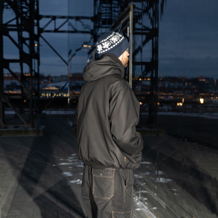 Куртка Larry Canvas Jacket черный