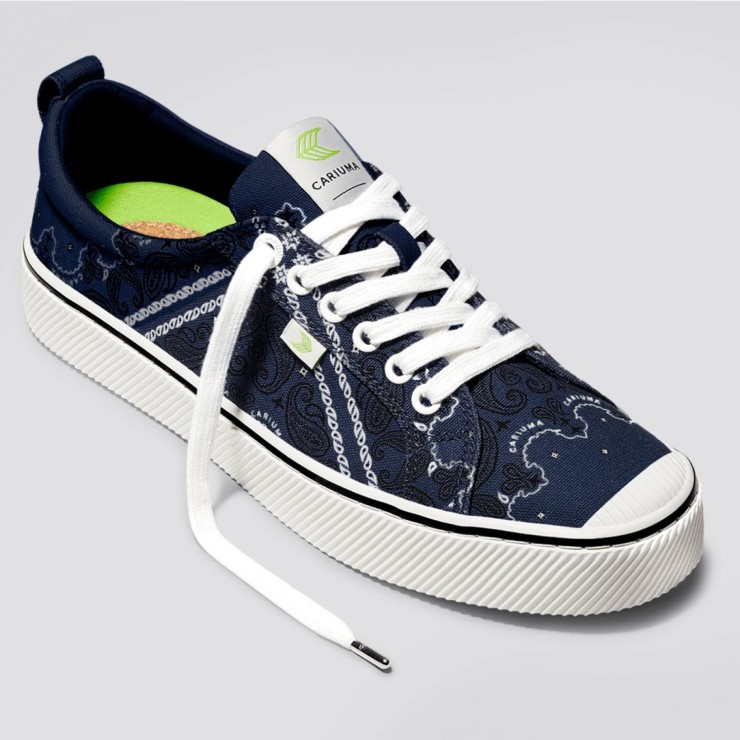 Кеды Cariuma Oca Low Canvas Navy Bandana