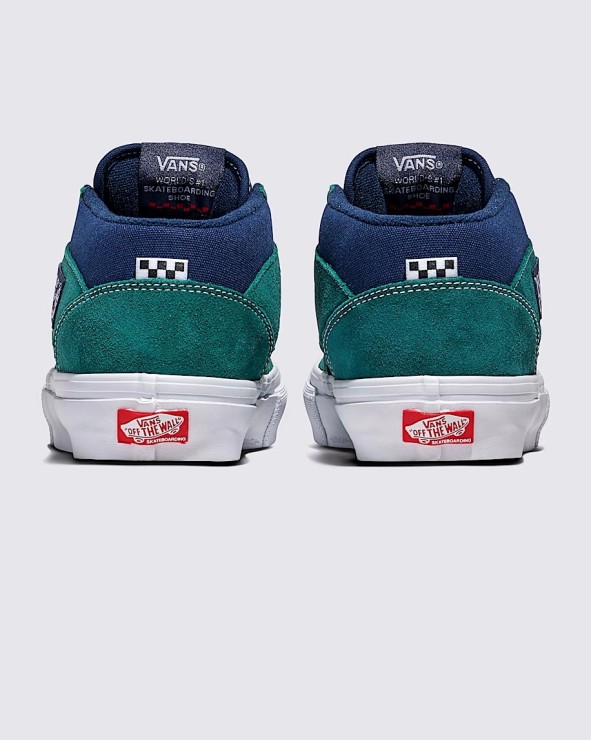 Кеды Vans Half Cab Medium синий / зеленый