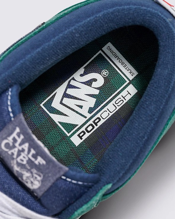 Кеды Vans Half Cab Medium синий / зеленый