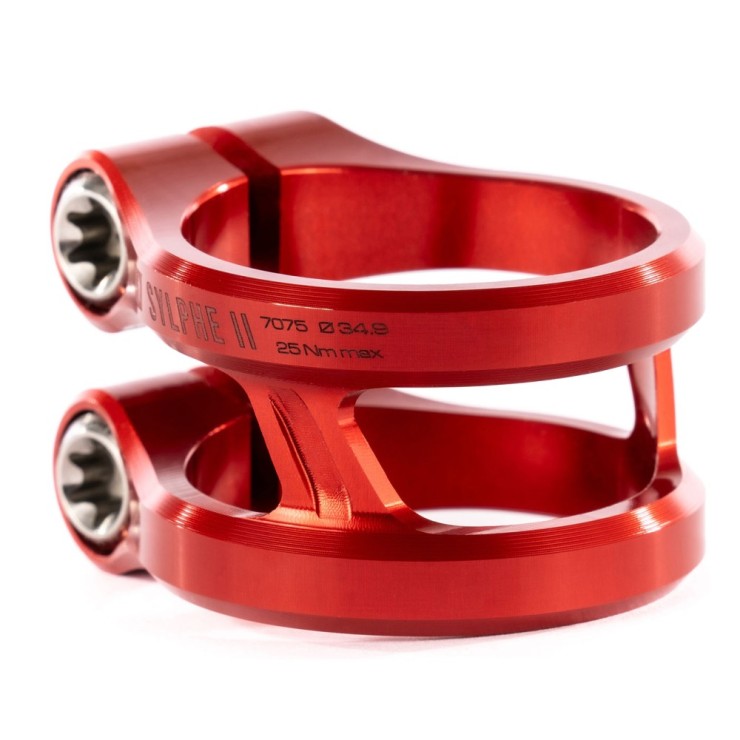 Зажим Ethic Sylphe Double v2 34.9 HIC красный