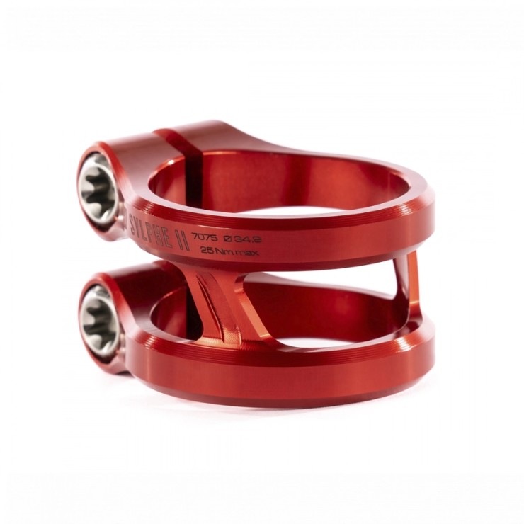 Зажим Ethic Sylphe Double v2 34.9 HIC красный