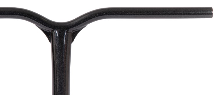 Руль Tech Team Gaur HIC Oversized 650 черный / серебристый