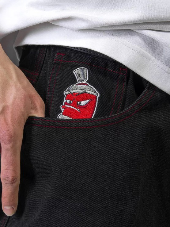 Джинсы Beekt Regular Fit черный