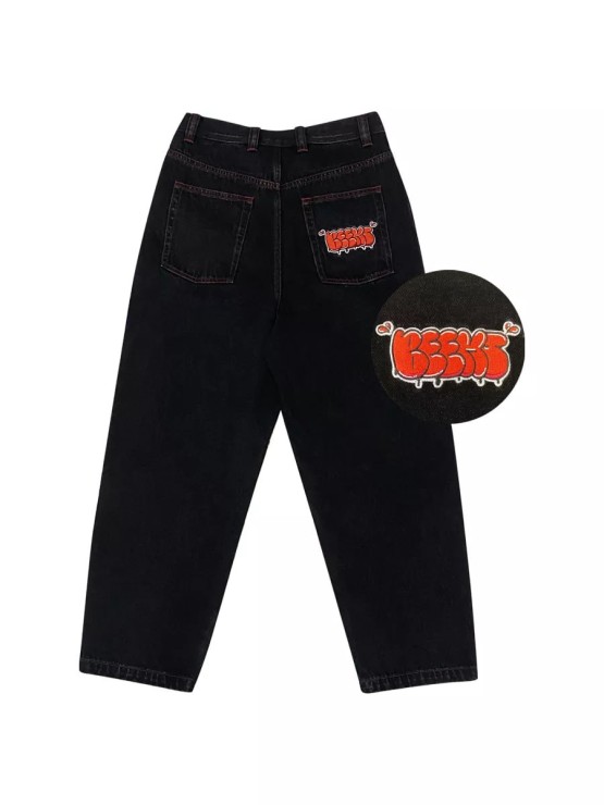 Джинсы Beekt Regular Fit черный