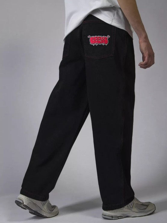Джинсы Beekt Regular Fit черный