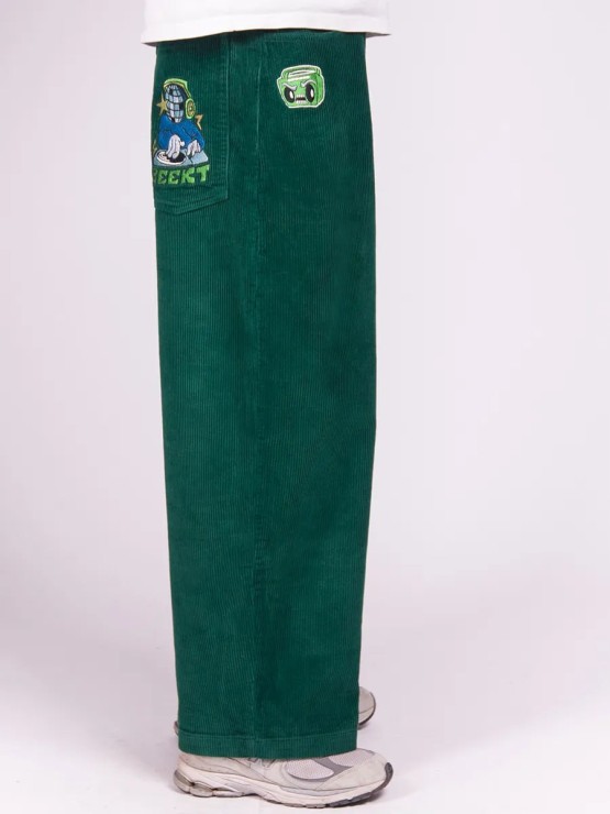 Джинсы Beekt Вельвет зеленый