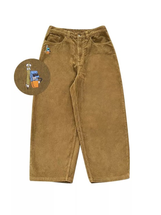 Джинсы Beekt Вельвет коричневый