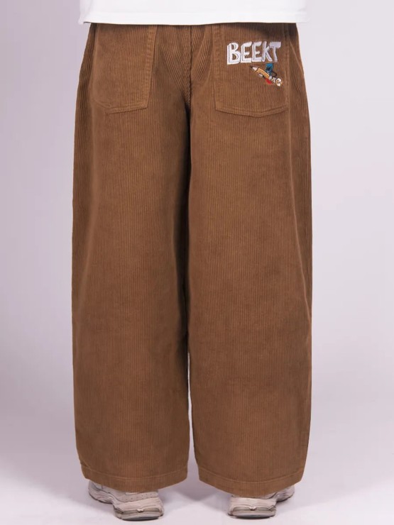 Джинсы Beekt Вельвет коричневый