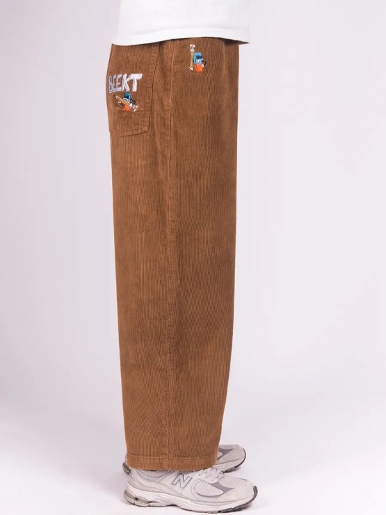 Джинсы Beekt Вельвет коричневый