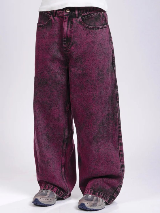 Джинсы Beekt бордовый