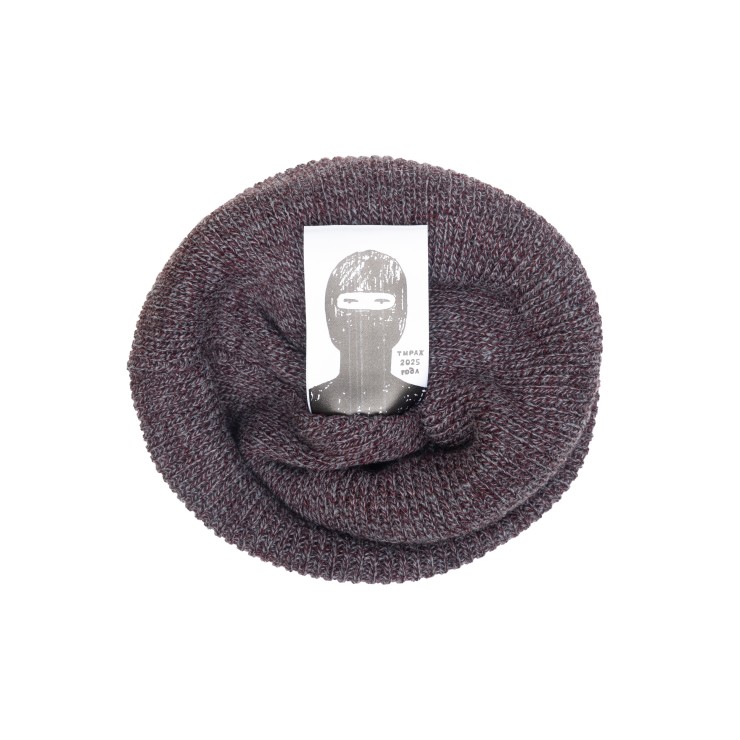 Шапка HHX Фудзи бордо-серый