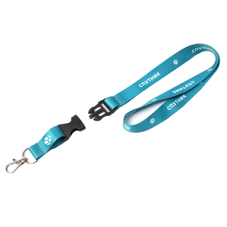 Карабин Спутник шнурок для ключей изумрудный