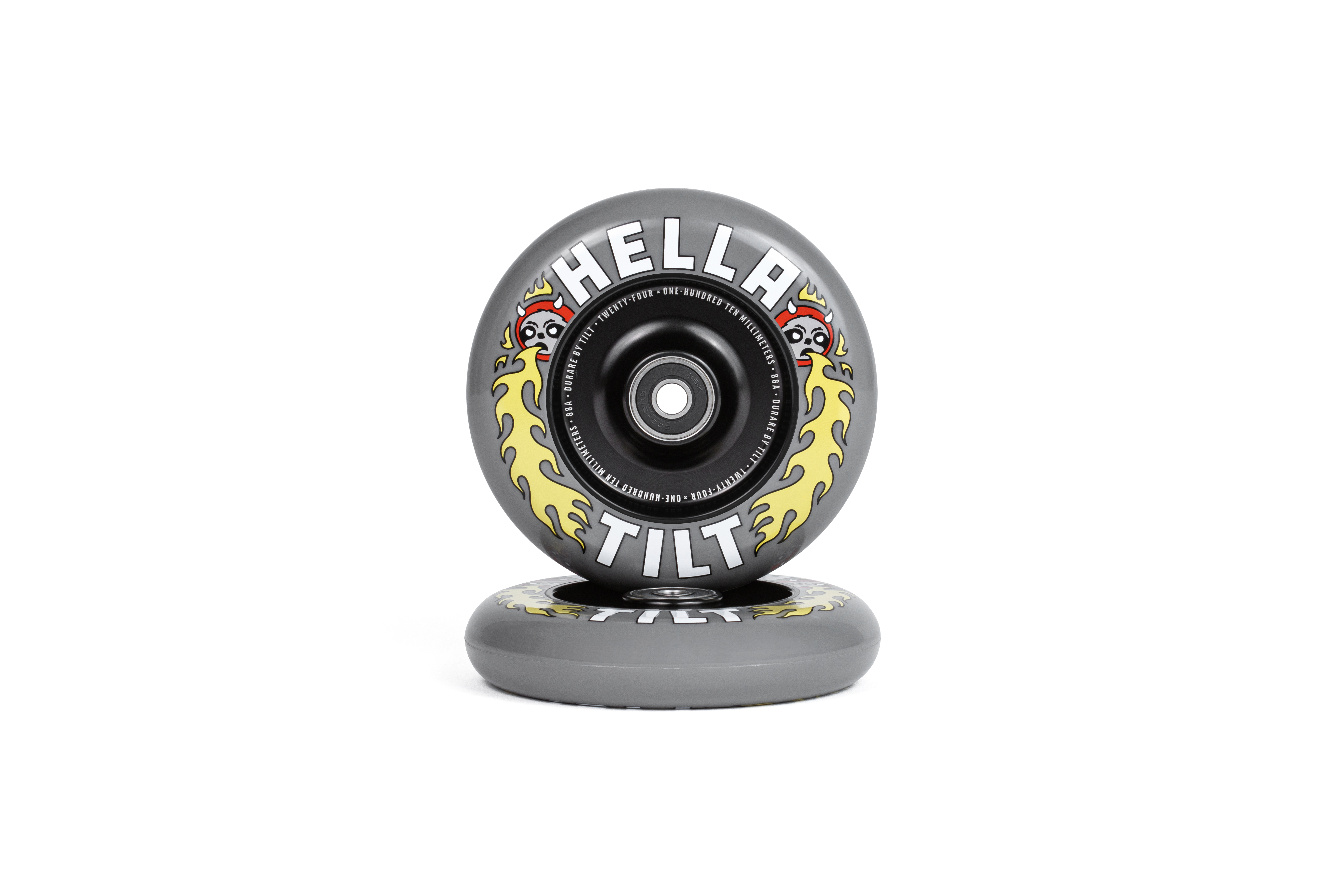 Колесо для самоката Tilt x Hella Selects Rage 110 пара серый