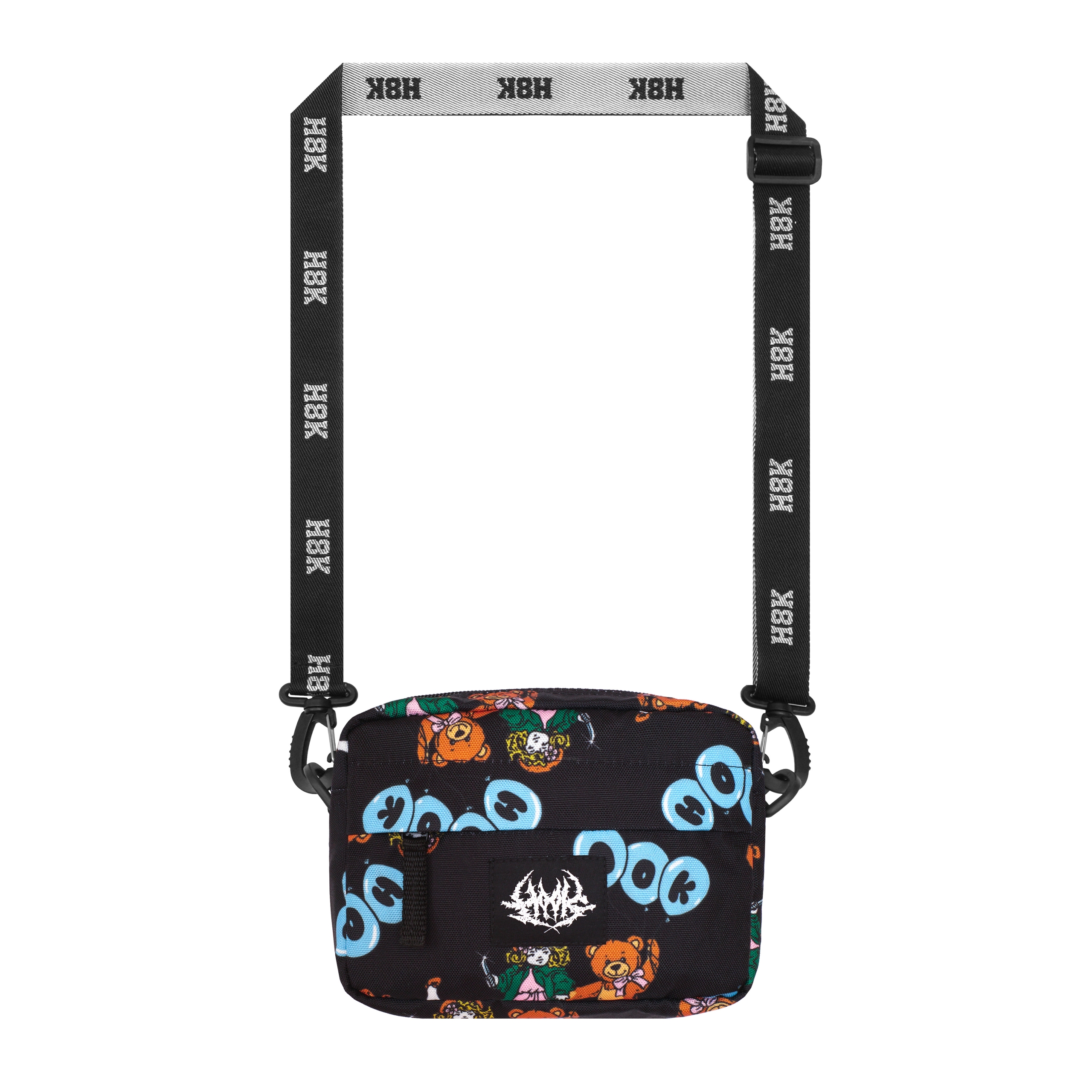 Сумка HOOK Бастард Шарики серыйчерный