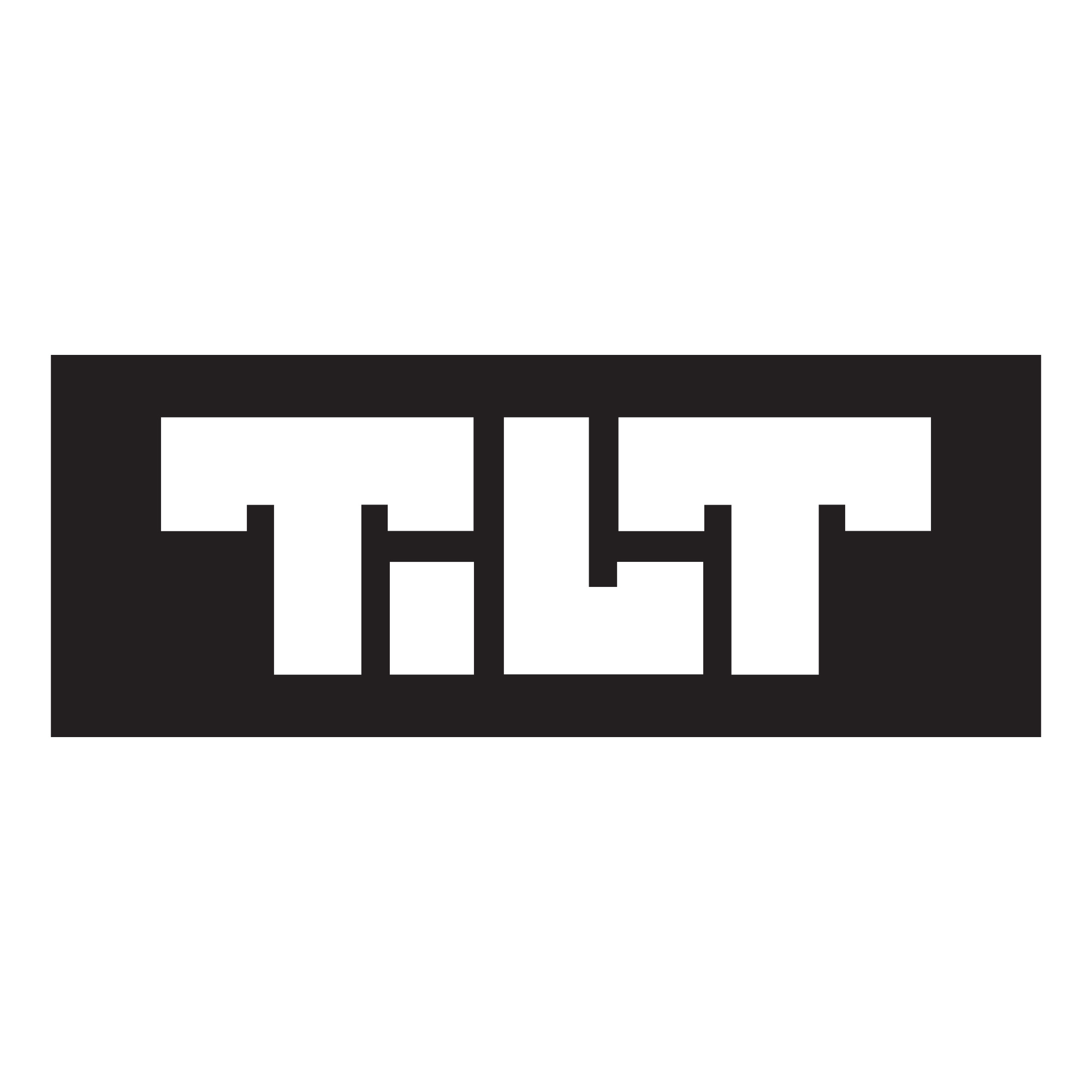 Наклейка Tilt Logo черный