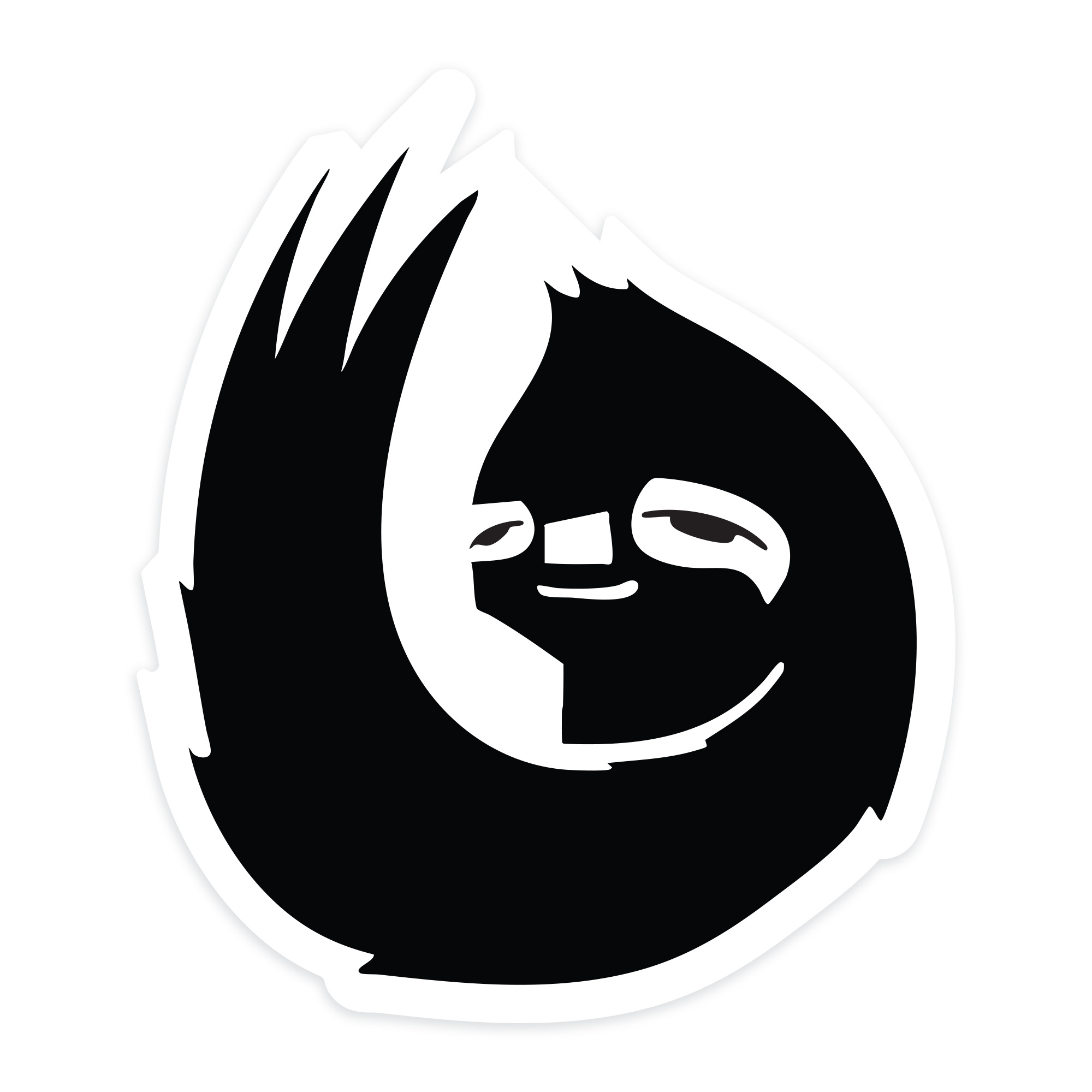 Наклейка Hella Grip Logo черный