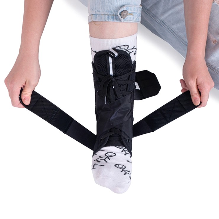 Защита голеностопа Tech Team Armor Ankle Fix черный
