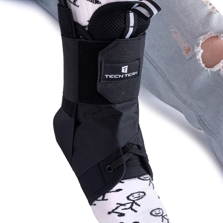 Защита голеностопа Tech Team Armor Ankle Fix черный