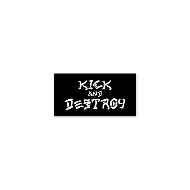 Наклейка Hellride Kick&Destroy черный