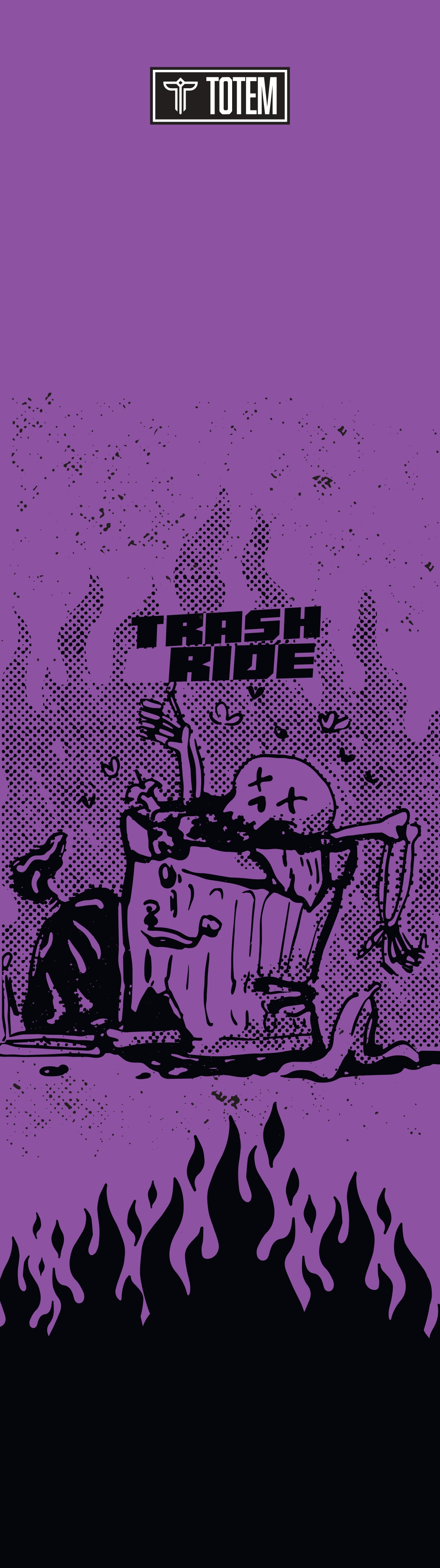 Шкурка Totem Trash ride красныйфиолетовый