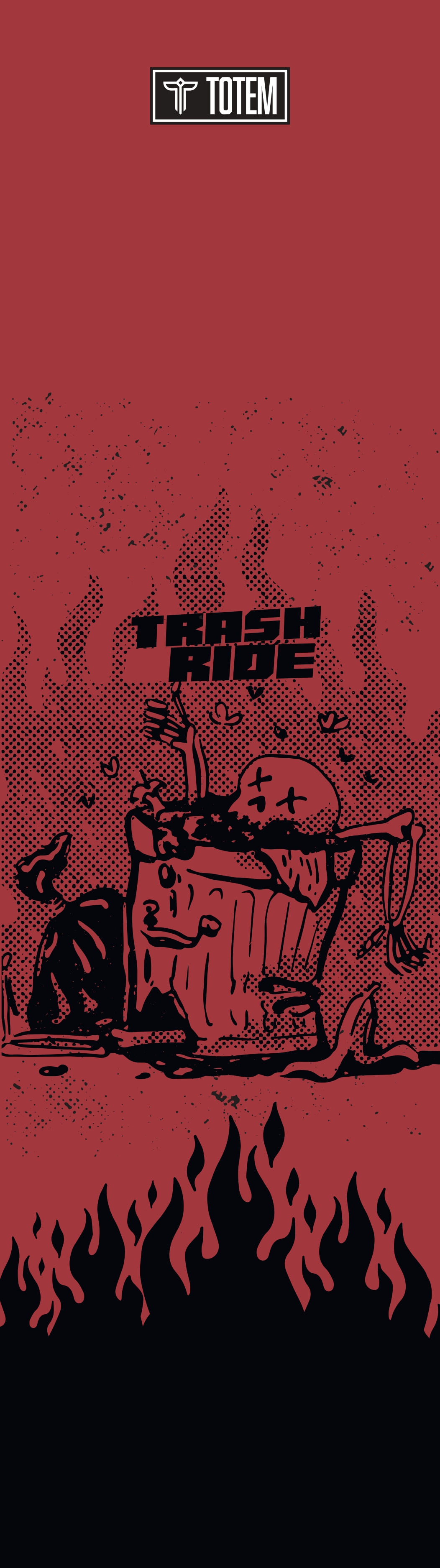 Шкурка Totem Trash ride красныйкрасный