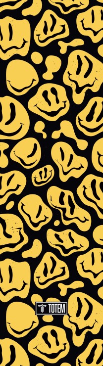 Шкурка Totem Melted smiles черный / желтый