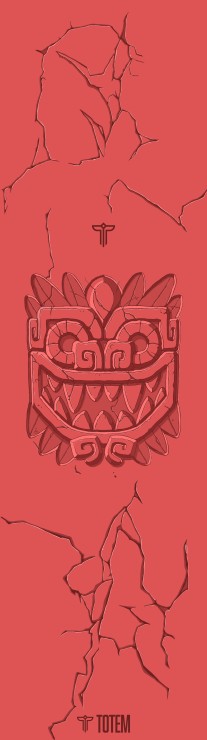 Шкурка Totem Maya красный