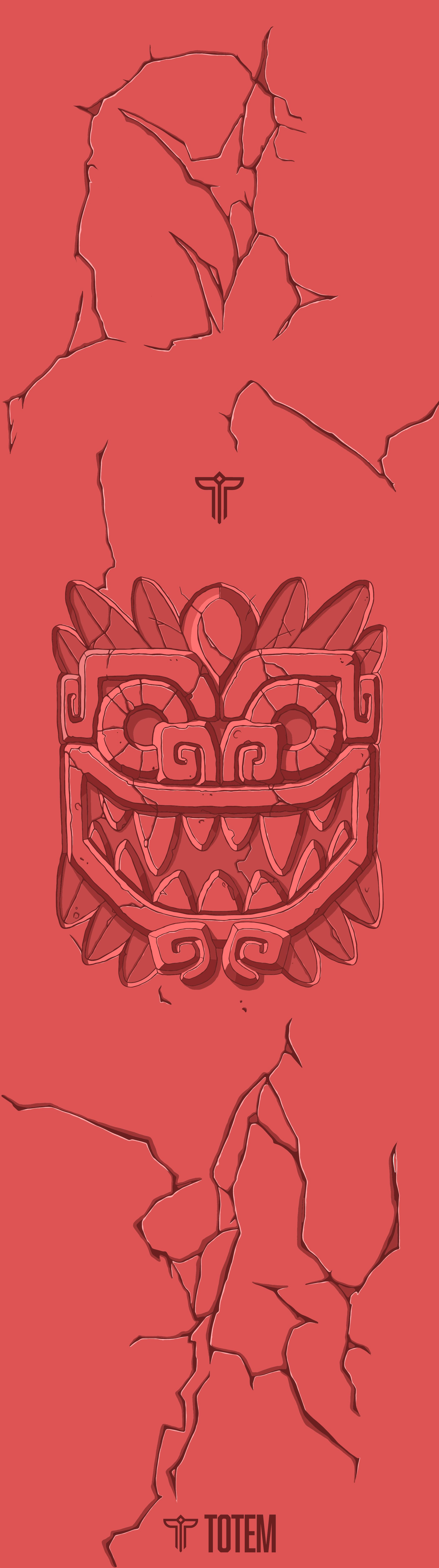 Шкурка Totem Maya красныйкрасный