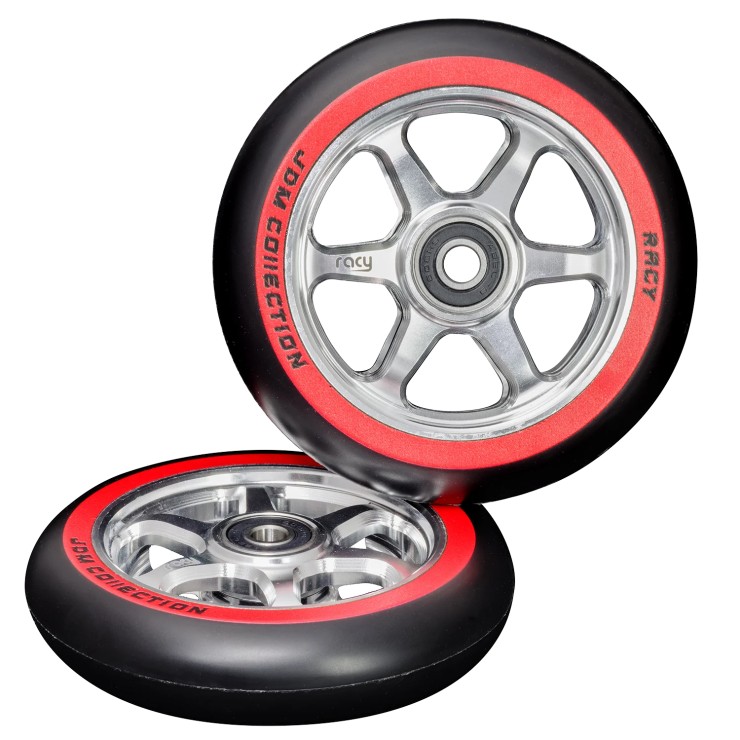 Колесо для самоката Racy te37 110 пара серебристый