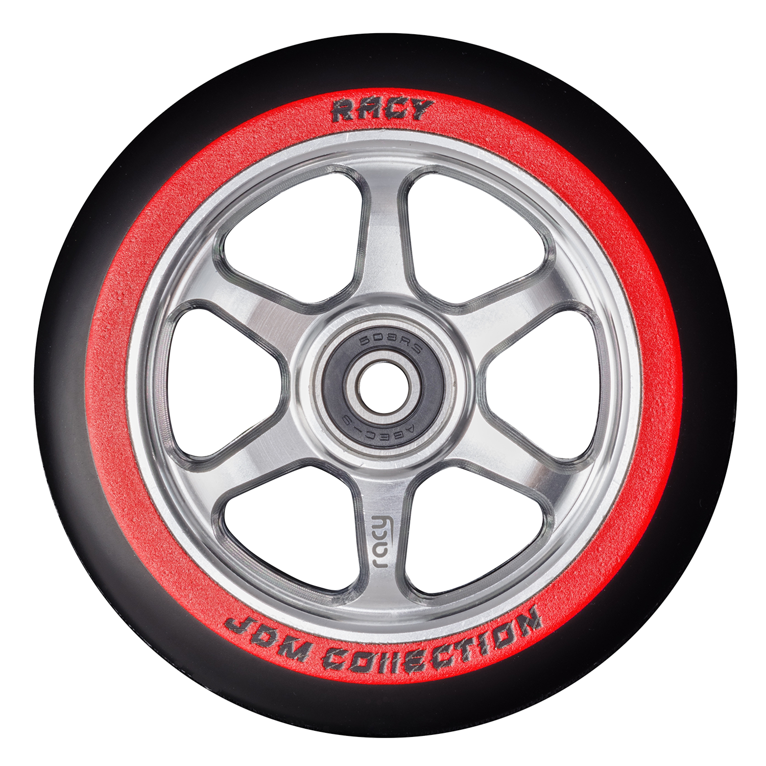 Колесо для самоката Racy te37 110 пара серебристый