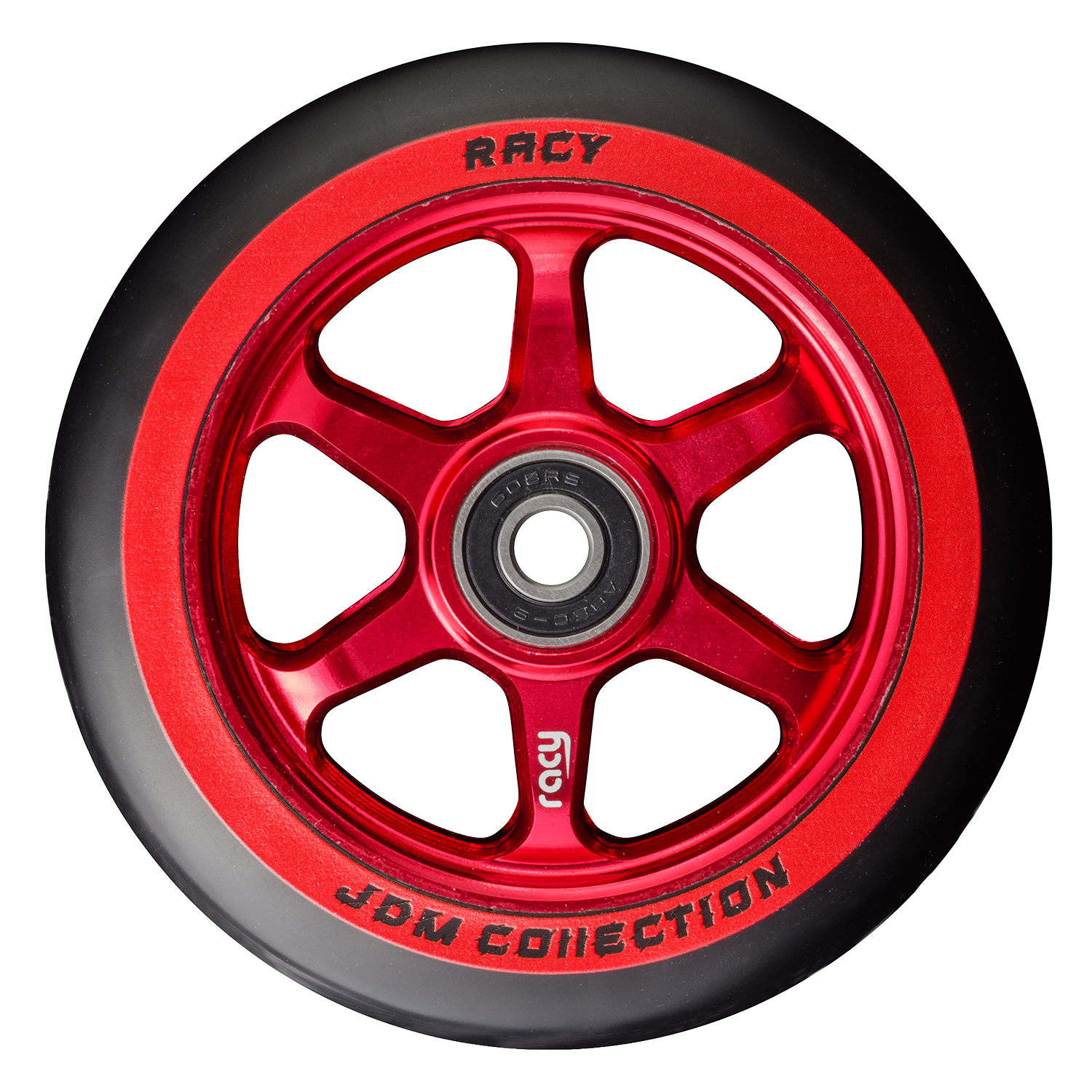 Колесо для самоката Racy te37 110 пара красный