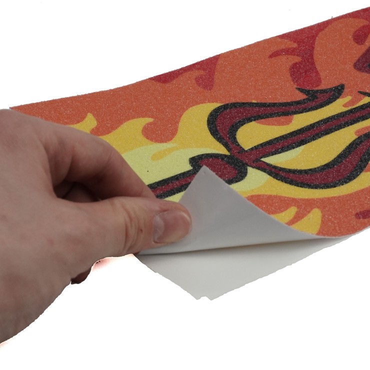 Шкурка Totem Bad news красный / оранжевый