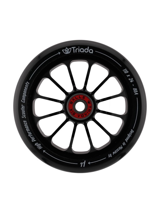 Колесо для самоката Triada Asymetric 110 черный