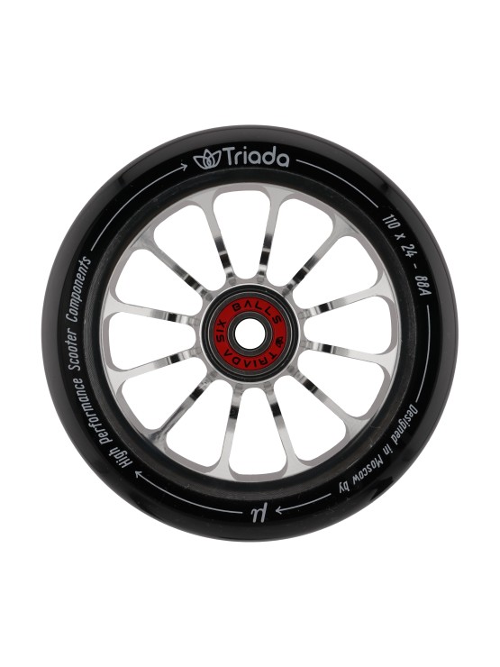 Колесо для самоката Triada Asymetric 110 серебристый