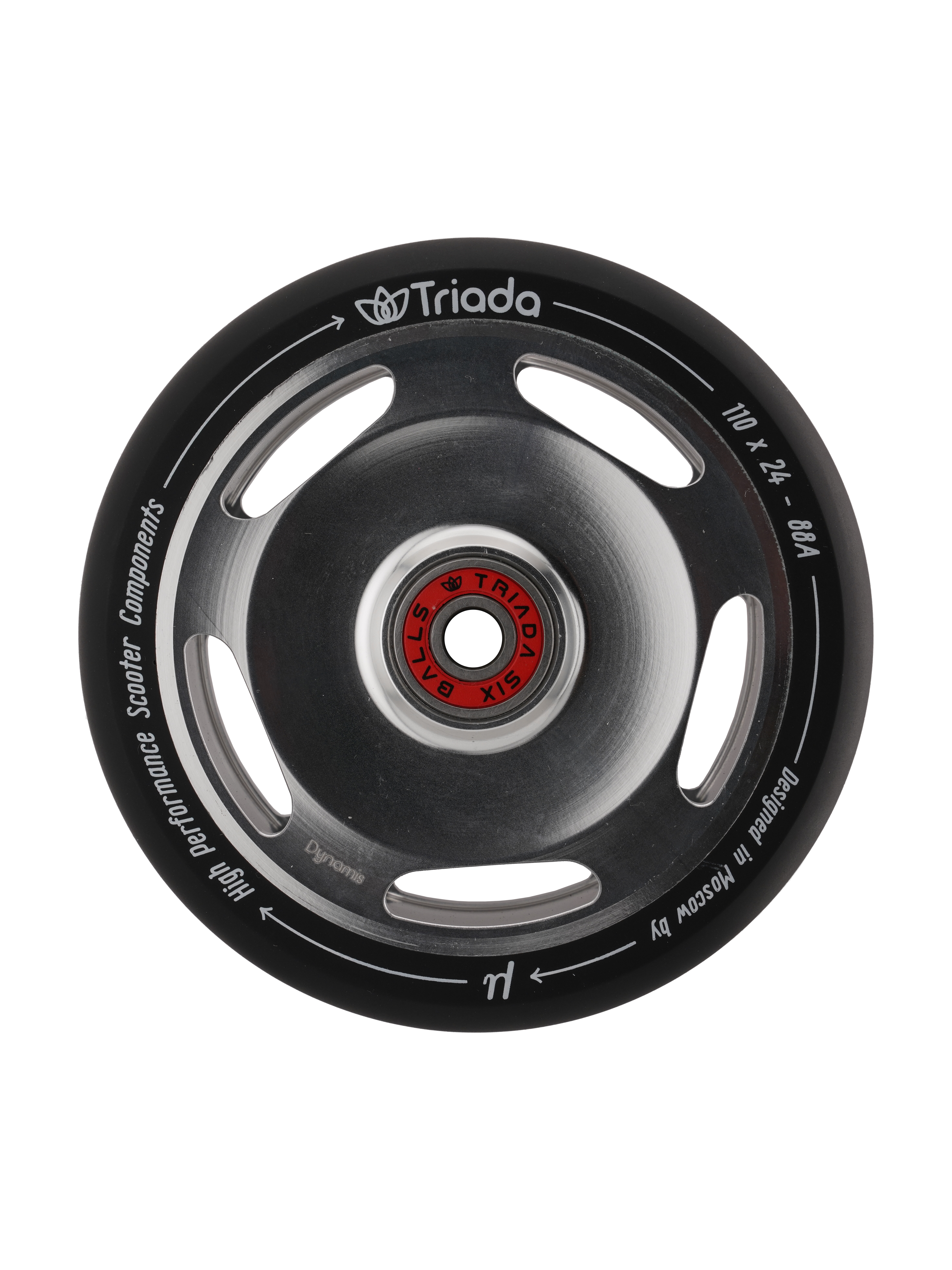 Колесо для самоката Triada Dynamis 110 серебристыйсеребристый