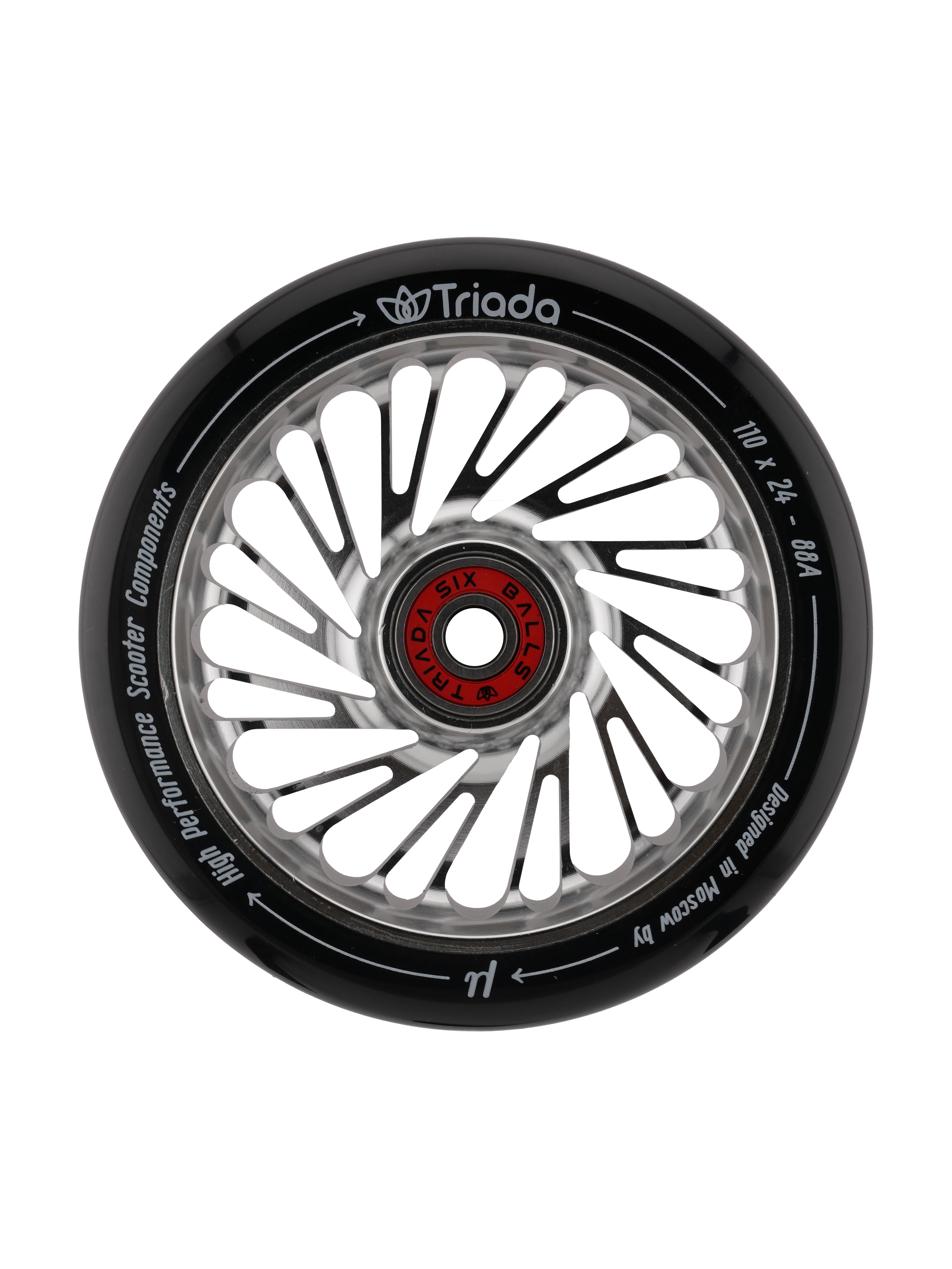 Колесо для самоката Triada Satura 110 серебристыйсеребристый