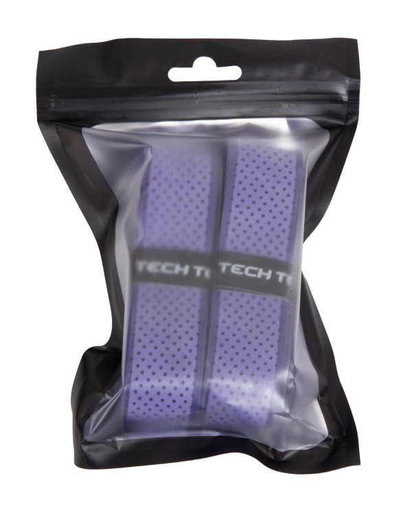 Грипсы Tech Team Намотки перфорированные фиолетовый