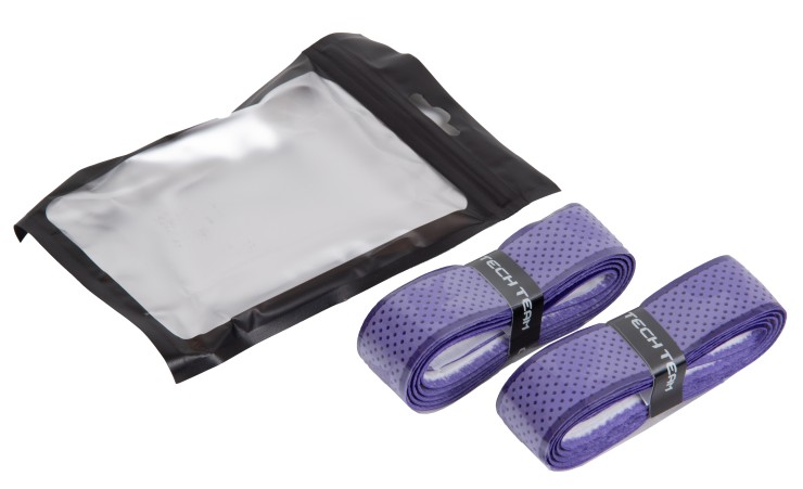 Грипсы Tech Team Намотки перфорированные фиолетовый