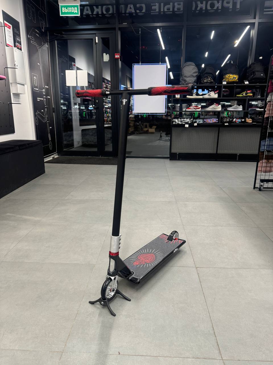 Трюковой самокат Hellride My Bloody Valentine черный