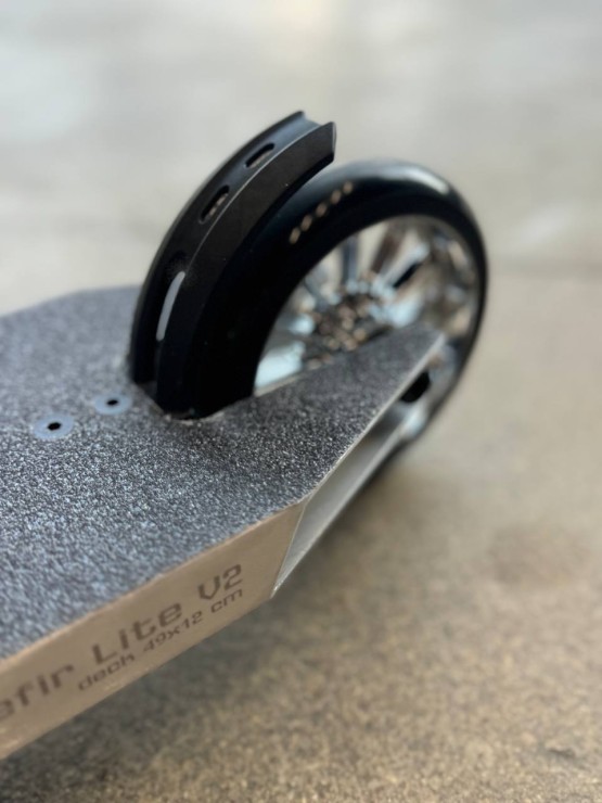 Трюковой самокат Hellride Goblin серебристый