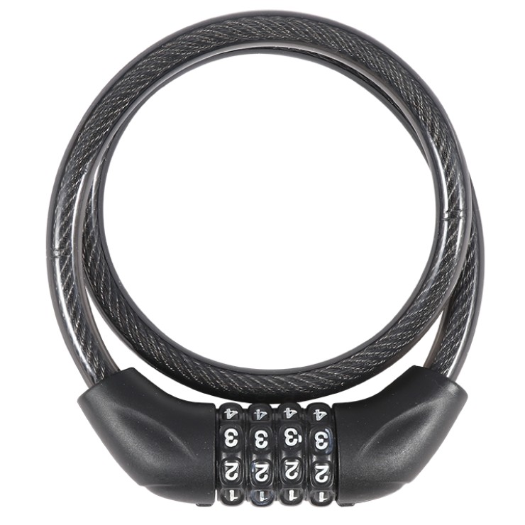 Велозамок Tech Team GK 10х650mm черный