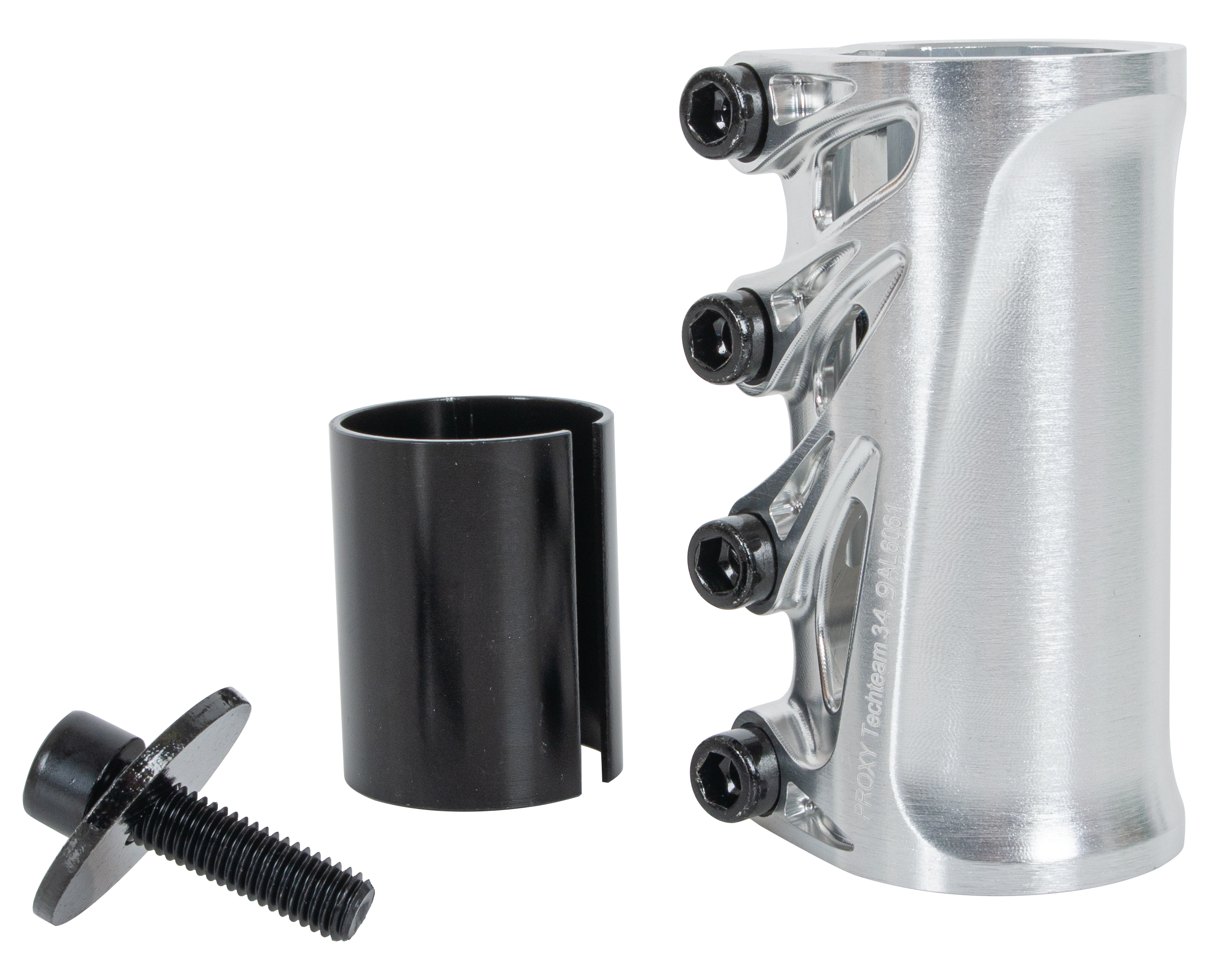 Зажим Tech Team Proxy SCS 34,9 серыйсерый